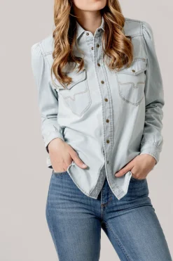 Jane Denim Snap