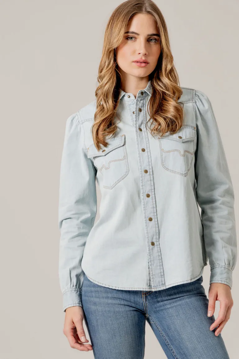 Jane Denim Snap