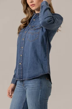 Jane Denim Snap