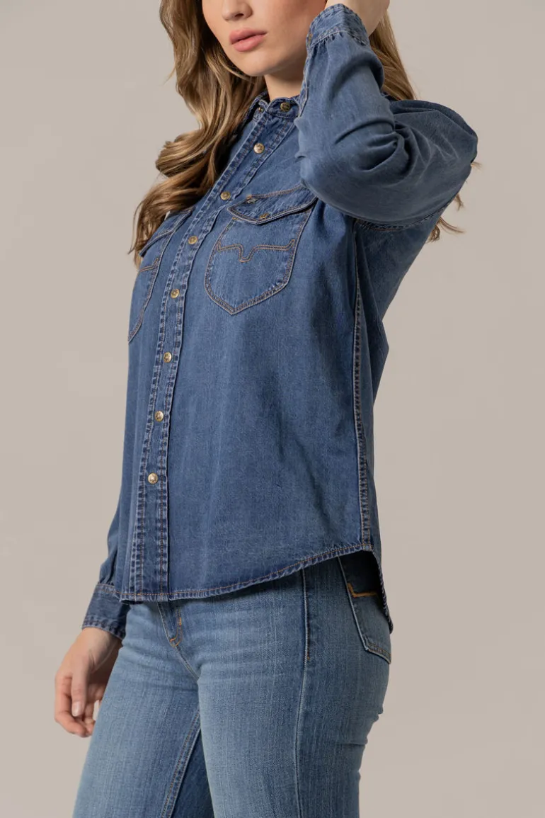 Jane Denim Snap