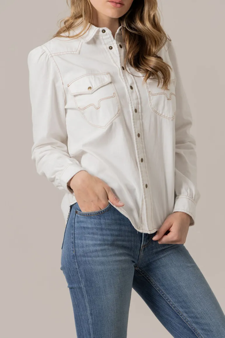 Jane Denim Snap