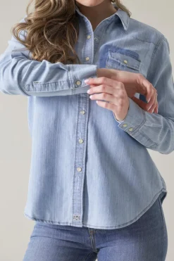 Kaycee Denim Top