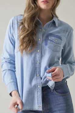 Kaycee Denim Top