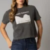 Ladies Scenery Crop Tee