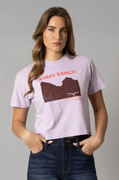 Ladies Scenery Crop Tee