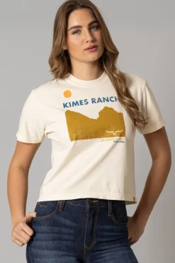 Ladies Scenery Crop Tee