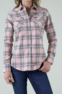 Ladies Stroker Plaid Top
