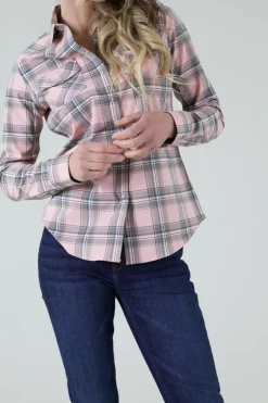 Ladies Stroker Plaid Top