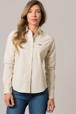 Ladies Tucco Mini Check Top