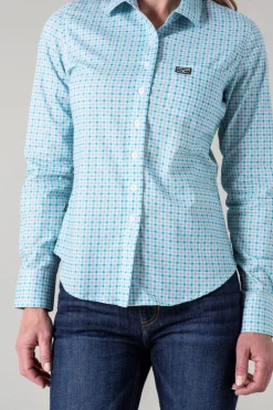 Ladies Tucco Mini Check Top