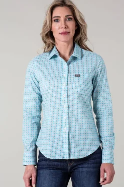 Ladies Tucco Mini Check Top