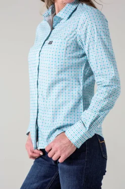 Ladies Tucco Mini Check Top