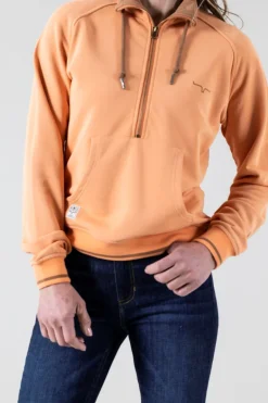 Mabeline Cropped Qz Sweatshirt