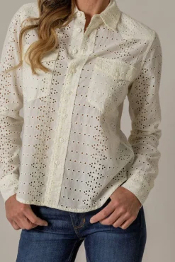 Rachel Eyelet Blouse