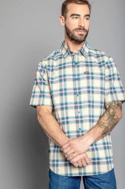 4 Stroke Plaid Dress Shirt