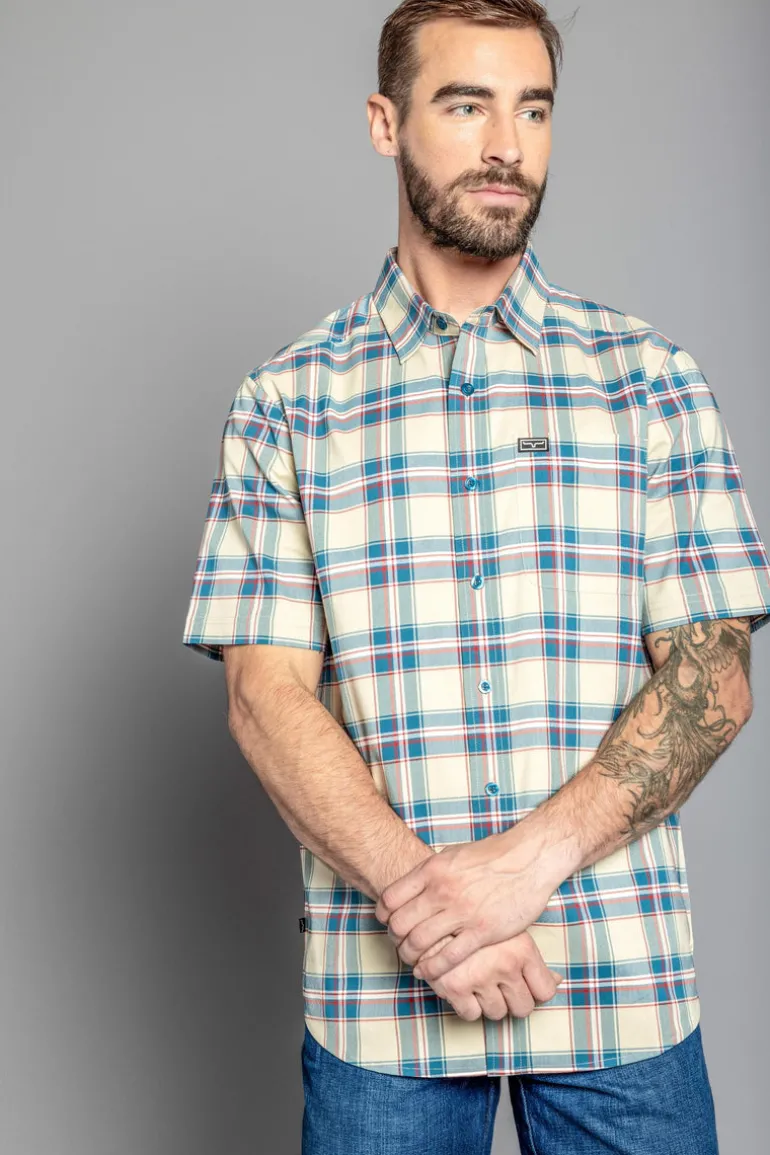 4 Stroke Plaid Dress Shirt