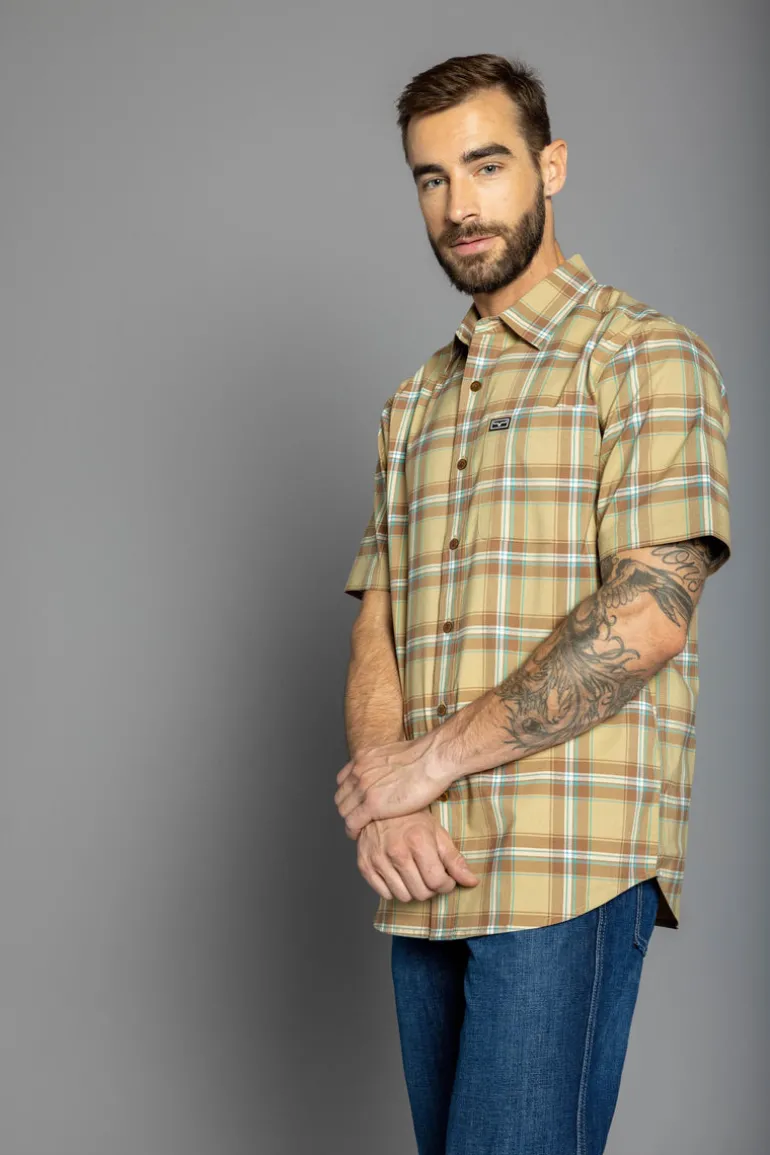 4 Stroke Plaid Dress Shirt